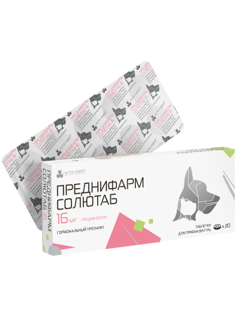Преднифарм Солютаб 16 мг, 20 табл.