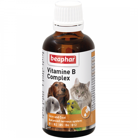 Кормовая добавка Beaphar Vitamine B Complex для домашних животных флак. 50  мл.