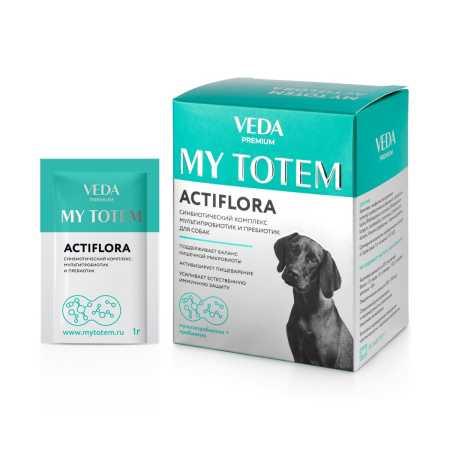 My Totem Actiflora Синбиотический комплекс для собак упаковка, 30 пакетов