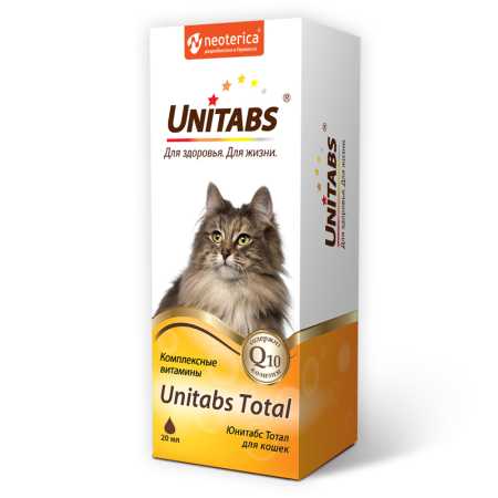 Юнитабс Total для кошек флакон, 20 мл