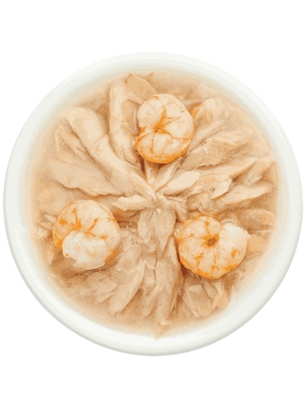 фото Влажный корм для кошек Деревенские лакомства Тунец с креветкой в нежном желе, 70 г