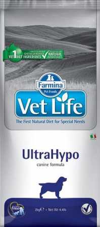 Сухой корм для собак Farmina Vet Life UltraHypo при аллергии 12 кг