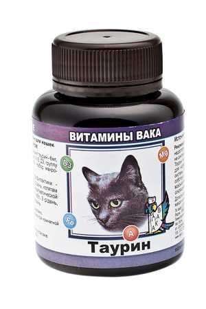Витамины для кошек с Таурином 80 таб.