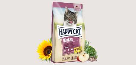 Сухой корм для стерилизованных кошек Happy Cat Минкас Стерилизат Птица, 1,5 кг