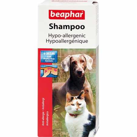 Шампунь для животных Beaphar Гипоаллергенный для кошек и собак флак.  200 мл.