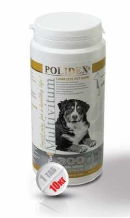 Polidex для собак "Полидэкс Мультивитум плюс", 300 таб