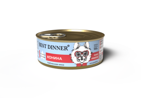 Влажный корм для собак Best Dinner Exclusive Gastro Intestinal "Конина", 0,1 кг