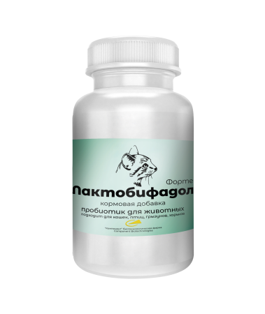 Лактобифадол Форте для кошек, 50г банка (192/кор)