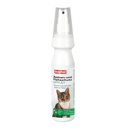 Антипаразитарное средство Beaphar "Spot On Spray" для кошек  от блох и клещей флакон, 150 мл