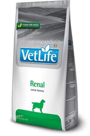 Сухой корм "Farmina Vet Life Renal" для собак при заболевании почек пакет, 12 кг