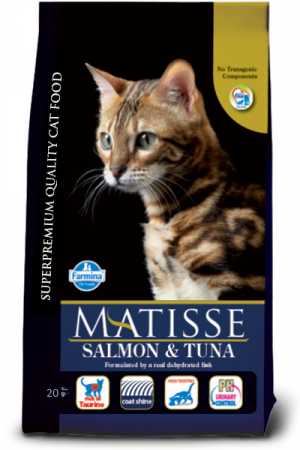Сухой корм "Farmina Matisse" для кошек с  лососем и тунцом пакет, 20 кг