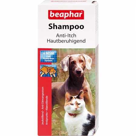 Шампунь для животных Beaphar  Anti-Itch против зуда для кошек и собак флак.  200 мл.