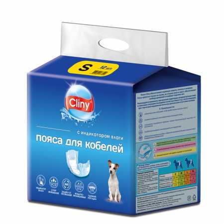Cliny ® Пояса для кобелей размер S упаковка, 12 шт