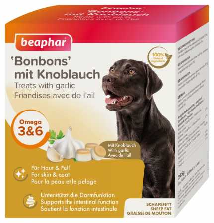 Beaphar ® Лакомство для собак "Bonbons" с чесноком, упаковка 40 шт