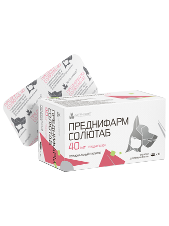 Преднифарм Солютаб 40 мг, 10 табл.