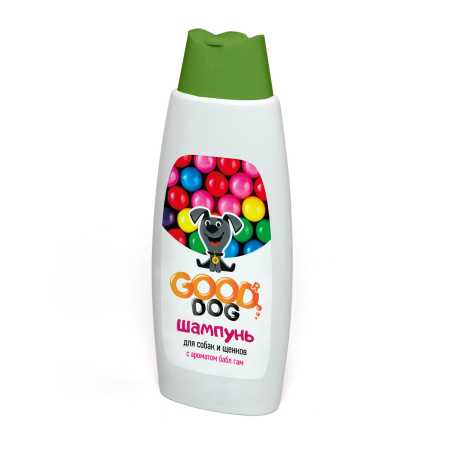 Шампунь GOOD DOG для собак и щенков с ароматом  BUBBLE GUM, 250 мл