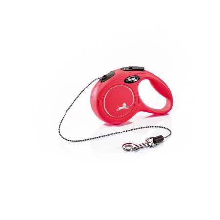 Поводок-рулетка Flexi New Classic cord XS 3m 8 kg red