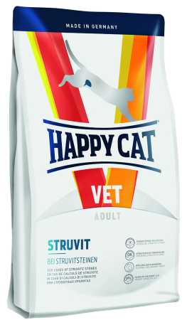Сухой корм для кошек Happy Cat Diets Struvit при струвитном типе МКБ, 1кг