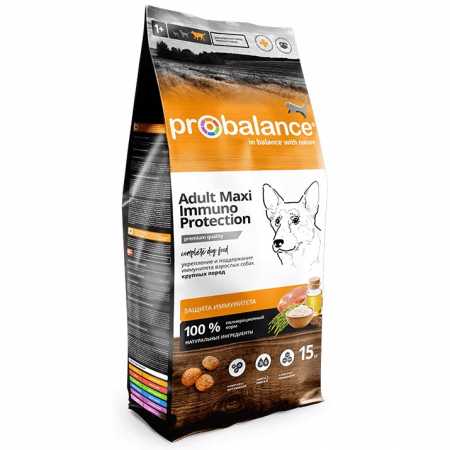 ProBalance ® Immuno Adult Maxi сухой корм для собак крупных пород, 15 кг пакет
