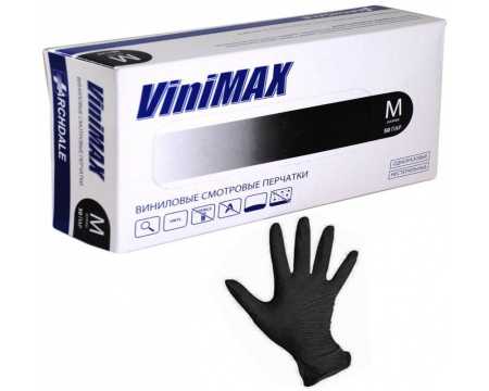 Перчатки винил.неопудр. ViniMax р. M.50 пар в упак.