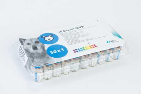 Вакцина Нобивак ® DHPPi Для собак 50 доз в упак.