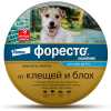 Препарат от клещей и блох Elanco Форесто ошейник для собак менее 8 кг, 70 см