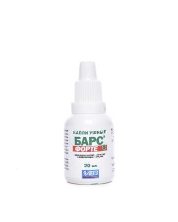 фото Барс ® Форте капли ушные флакон, 20 мл