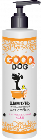Шампунь для собак GOOD DOG гипоаллергенный длячувствительной кожи, 250 мл