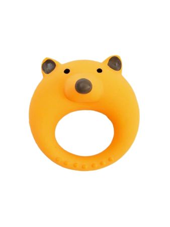 Игрушка для собак латекс "Кольцо-лиса" 11 см