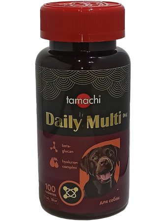 Tamachi Daily Multi Dog для средних и крупных собак, 100 табл.