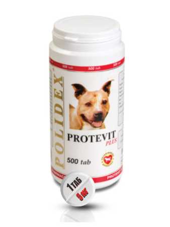 Polidex ® "Протевит плюс" для собак упаковка, 500 таб