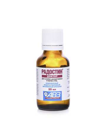 фото Радостин ® Доктор витамины для птиц, 20 мл