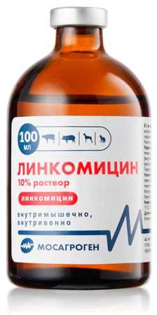 Линкомицин 10% флакон, 100 мл
