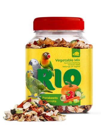 Лакомство РИО Овощная смесь для средних и крупных попугаев, 150 г