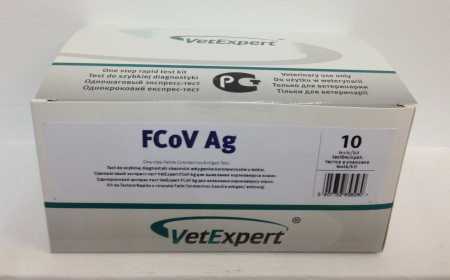 Тест одношаговый (ИХА) VetExpert FCoV Ag для выявления коронавируса кошек /10 тестов