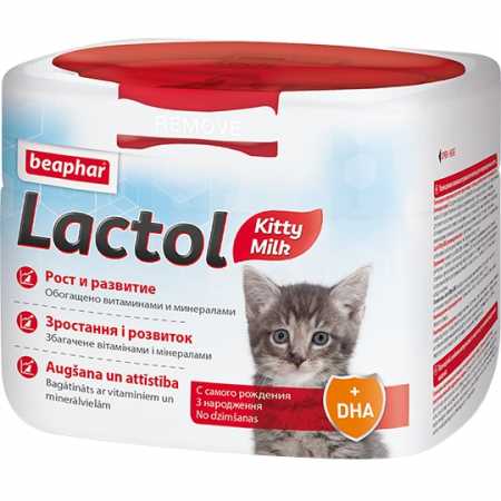 Сухой корм Beaphar "Lactol Kitty Milk" молочная смесь для  котят банка, 250 гр