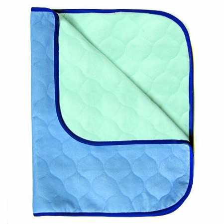 Пеленка многоразовая впитывающая OSSO Comfort 60х70см, белый синий