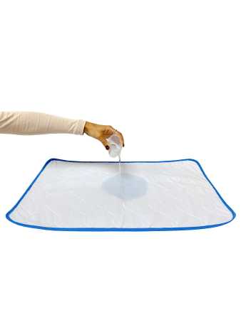 фото Пеленка многоразовая впитывающая OSSO Comfort 40х60 см, белый синий