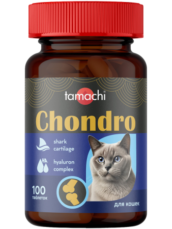 Tamachi Chondro (Хондро) витамины для кошек, 100 табл.