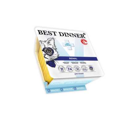 Корм Best Dinner Vet Profi Renal паштет с ягненкомдля кошек, 100 гр