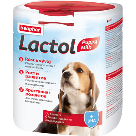 Сухой корм Beaphar "Lactol Puppy Milk" Молочная смесь для  щенков банка, 500 гр
