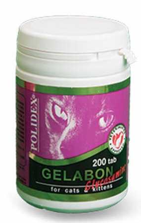 Polidex ® "Гелабон с глюкозамином" для кошек упаковка, 200 таб