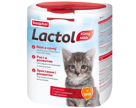 Сухой корм Beaphar "Lactol Kitty Milk" молочная смесь для  котят банка, 500 гр