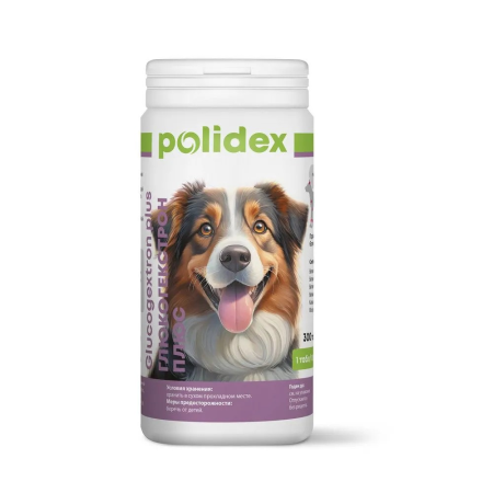 Polidex ® "Глюкогекстрон плюс" для собак упаковка, 300 таб