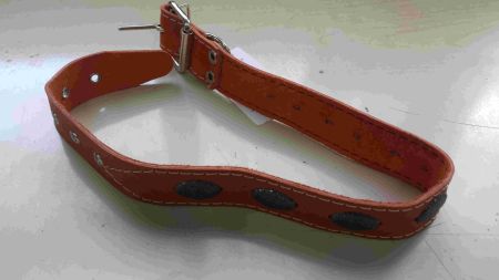 фото Ошейник, ширина 25 мм*50 см, на синтепоне, проклеп. 3224