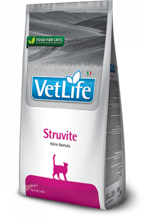 Сухой корм для кошек Farmina Vet Life Struvite, для лечения МКБ, 400 гр.
