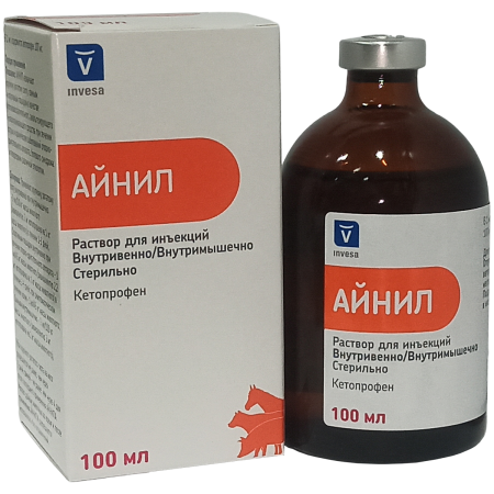 Айнил 10%, раствор для инъекций, 100 мл
