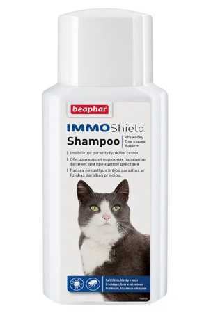 Шампунь от паразитов  Beaphar IMMO Shield  для кошек флакон, 200 мл