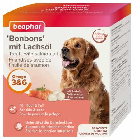 Beaphar ® Лакомство для собак "Bonbons" с лососем, упаковка 40 шт