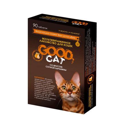 Лакомство для кошек "Сочная баранина". 90 таб.
